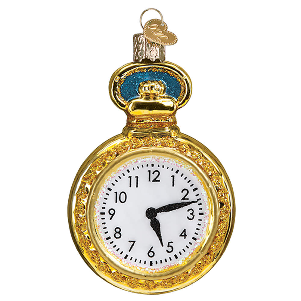 Old World Christmas Pocket Watch - No Box Nb3090 by Old World Christmas (Newer)-1