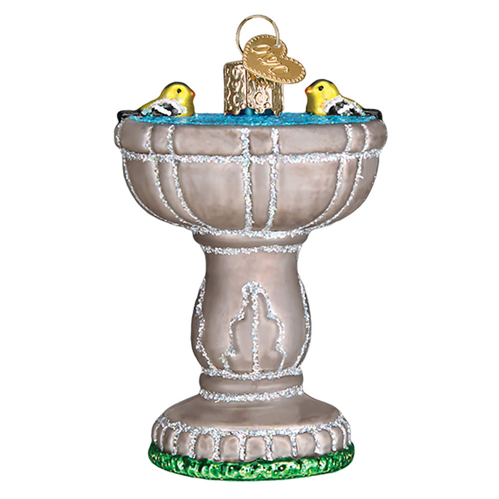 Old World Christmas Birdbath - No Box Nb3056 by Old World Christmas (Newer)-1