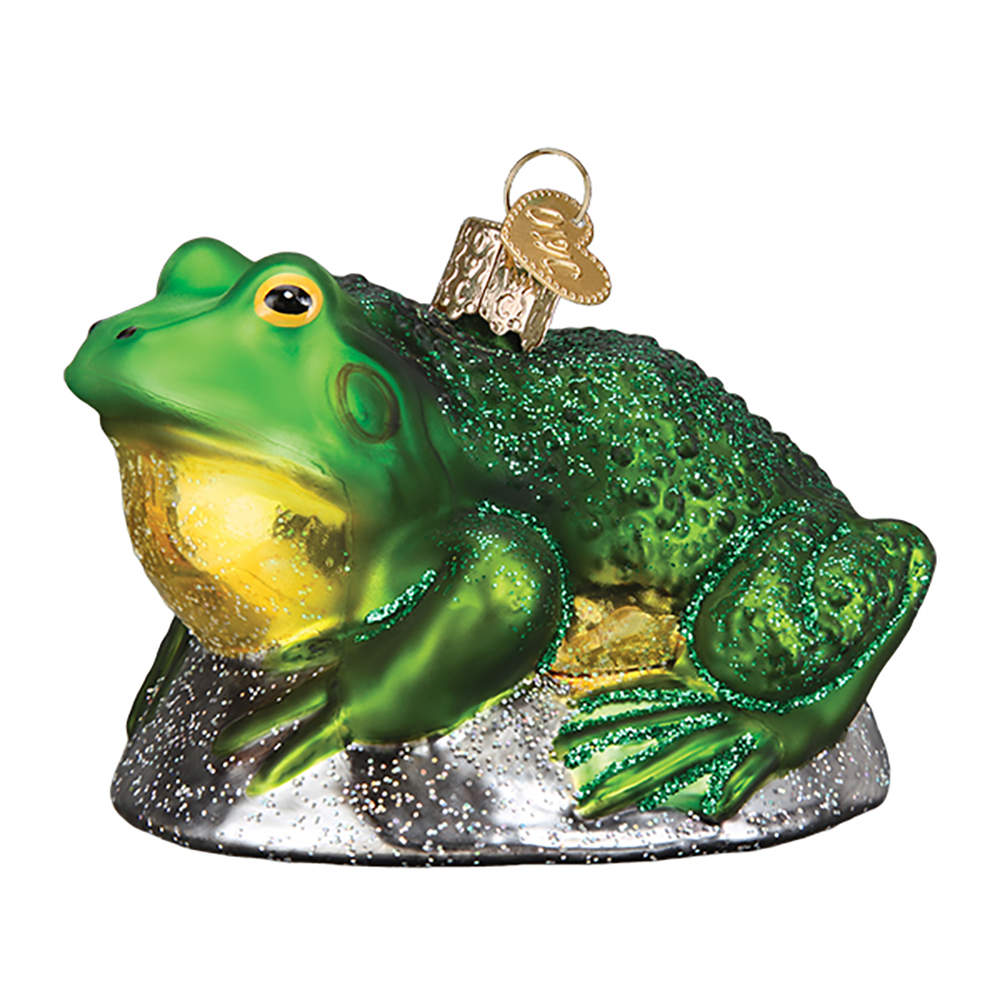 Old World Christmas Bullfrog - No Box Nb3039 by Old World Christmas (Newer)-1