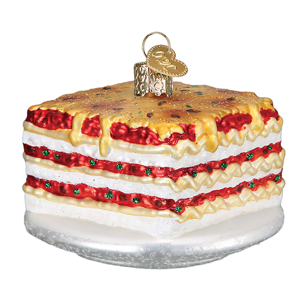 Food and Drink Lasagna - No Box by Old World Christmas (Newer)-1
