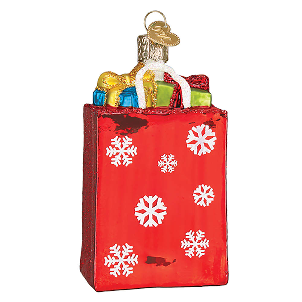 Old World Christmas Holiday Shopping Bag - No Box Nb2994 by Old World Christmas (Newer)-1
