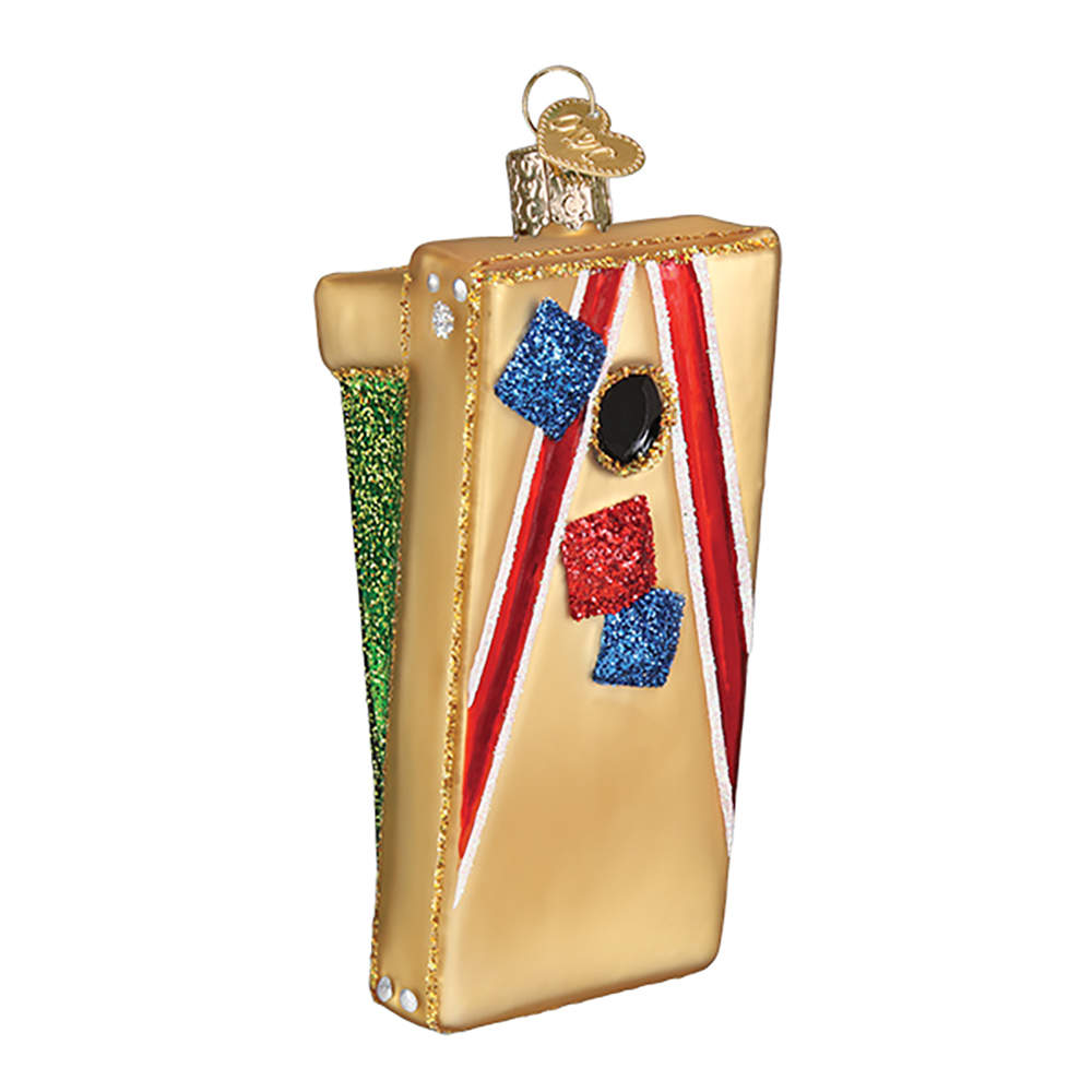 Old World Christmas Corn Hole Game - No Box Nb2964 by Old World Christmas (Newer)-1