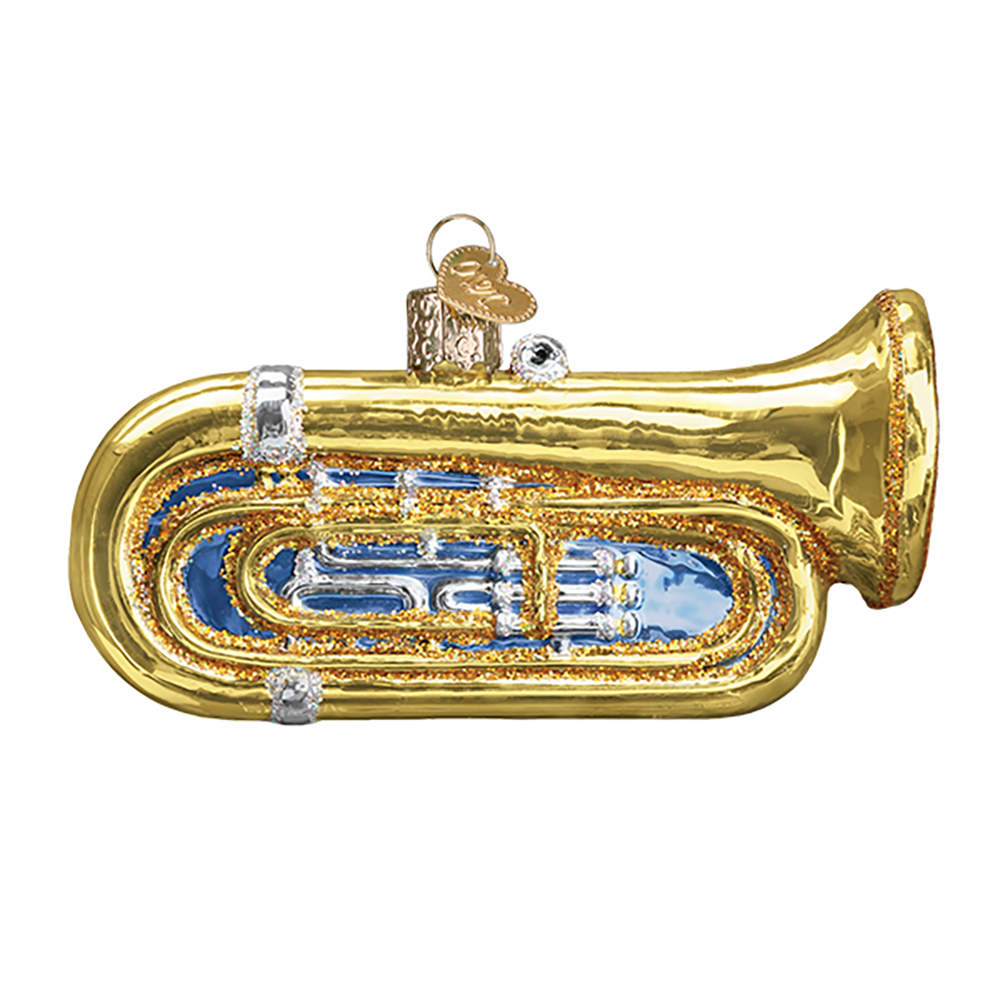 Music Tuba - No Box by Old World Christmas (Newer)-1