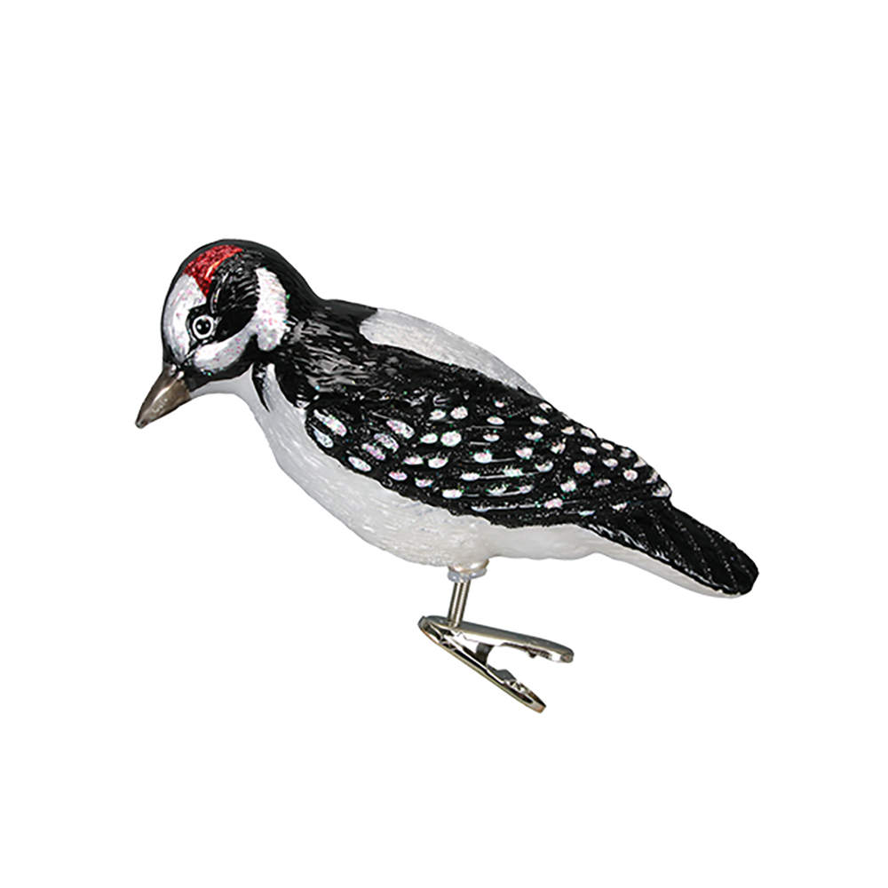 Old World Christmas Hairy Woodpecker - No Box by Old World Christmas (Newer)-1