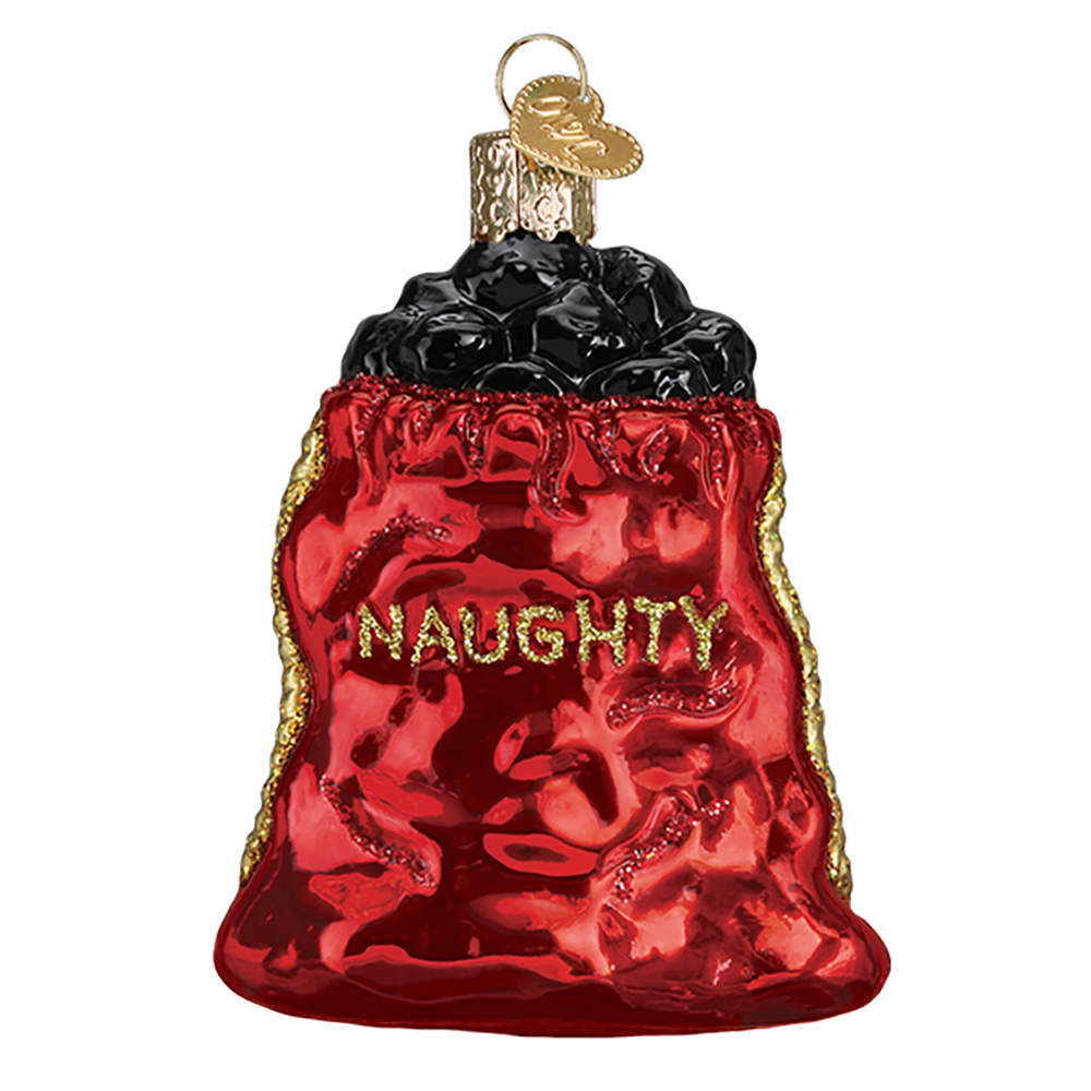 Old World Christmas Bag Of Coal - No Box Nb2947 by Old World Christmas (Newer)-1