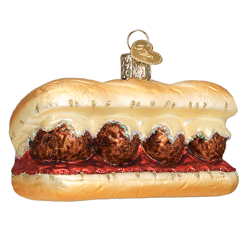 Old World Christmas Meatball Sandwich - No Box Nb2929 by Old World Christmas (Newer)-1