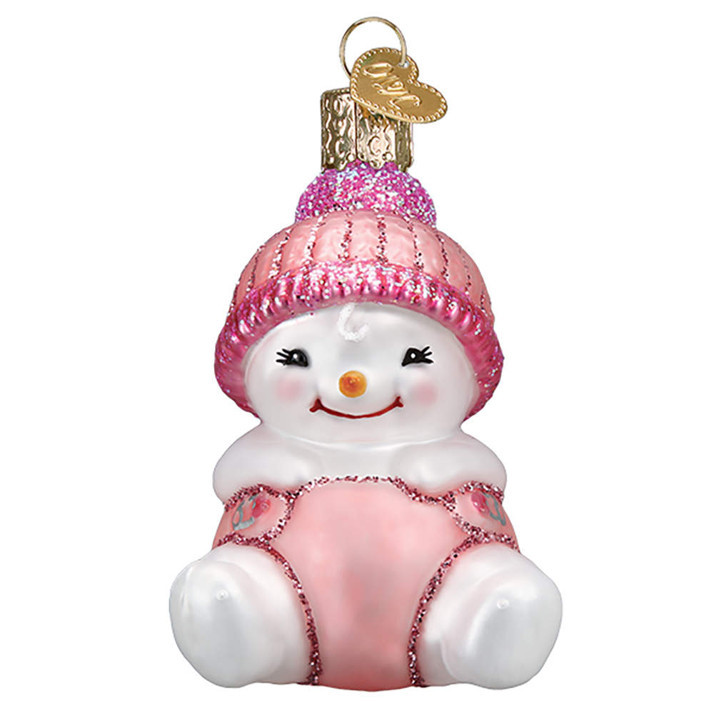 Old World Christmas Snow Baby Girl - No Box Nb2903 by Old World Christmas (Newer)-1