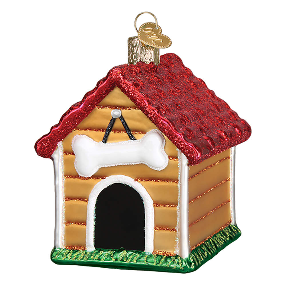 Old World Christmas Dog House - No Box Nb2896 by Old World Christmas (Newer)-1