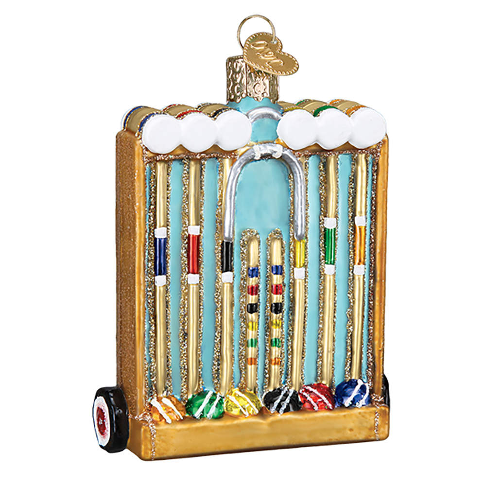 Sports & Recreation Croquet Set - No Box by Old World Christmas (Newer)-1
