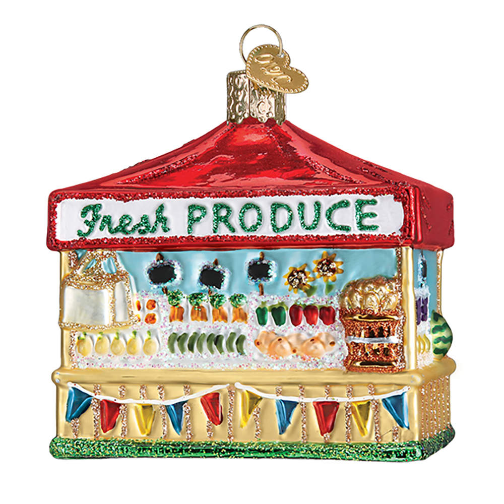 Old World Christmas Farmers Market Stand - No Boxnb2832 by Old World Christmas (Newer)-1