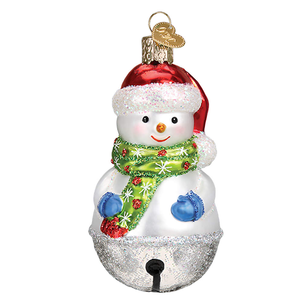 Old World Christmas Jingle Bell Snowman - No Box Nb2830 by Old World Christmas (Newer)-1