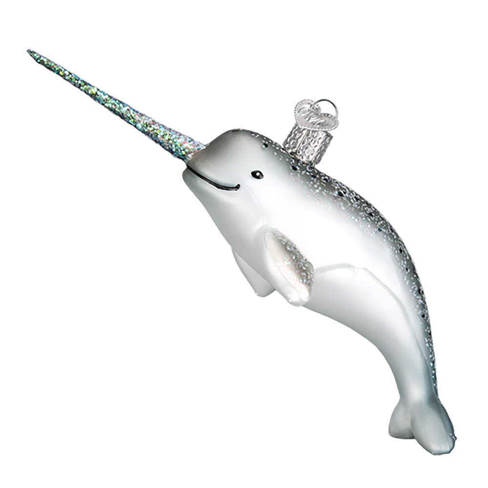 Old World Christmas Narwhal - No Box Nb2826 by Old World Christmas (Newer)-1