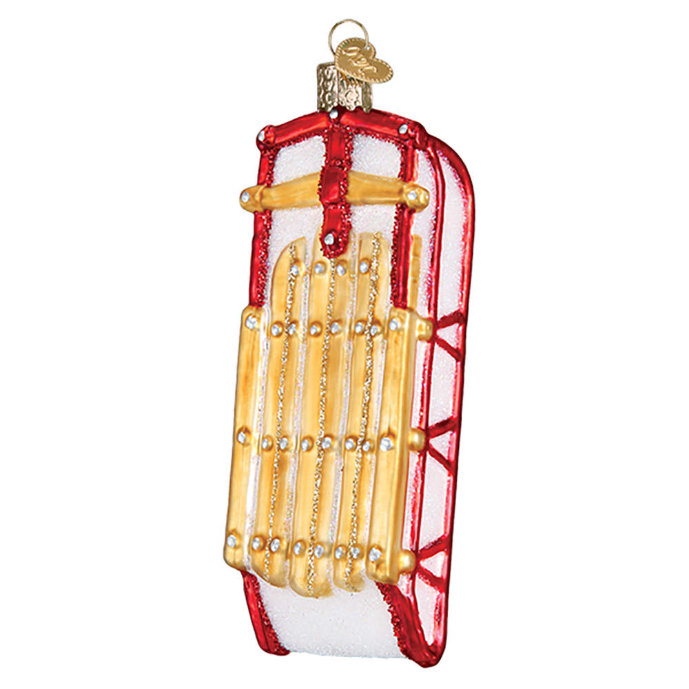 Old World Christmas Sled - No Box Nb2802 by Old World Christmas (Newer)-1