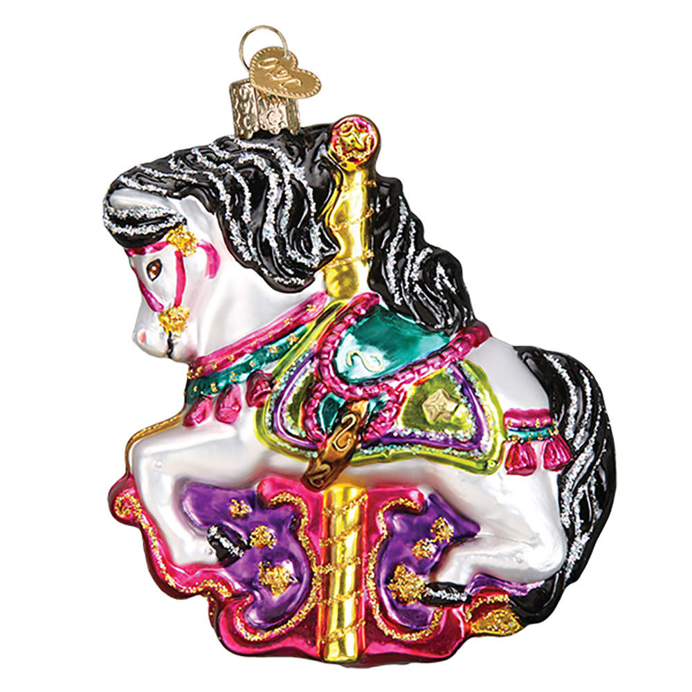 Old World Christmas Carousel Horse - No Box Nb2793 by Old World Christmas (Newer)-1