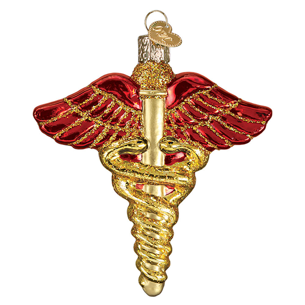 Old World Christmas Medical Symbol - No Box Nb2783 by Old World Christmas (Newer)-1