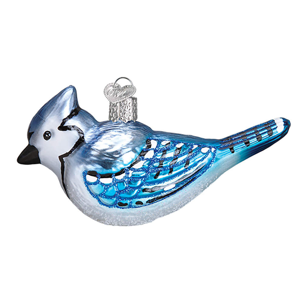 Old World Christmas Bright Blue Jay - No Box Nb2716 by Old World Christmas (Newer)-1