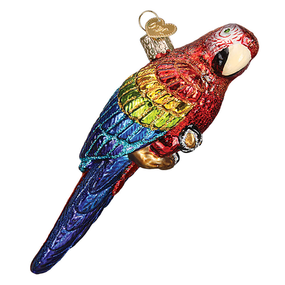 Old World Christmas Tropical Parrot - No Box Nb2713 by Old World Christmas (Newer)-1