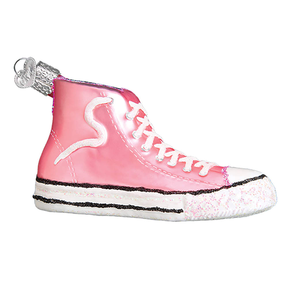 Old World Christmas Pink High-Top Sneaker - No Box Nb2691 by Old World Christmas (Newer)-1