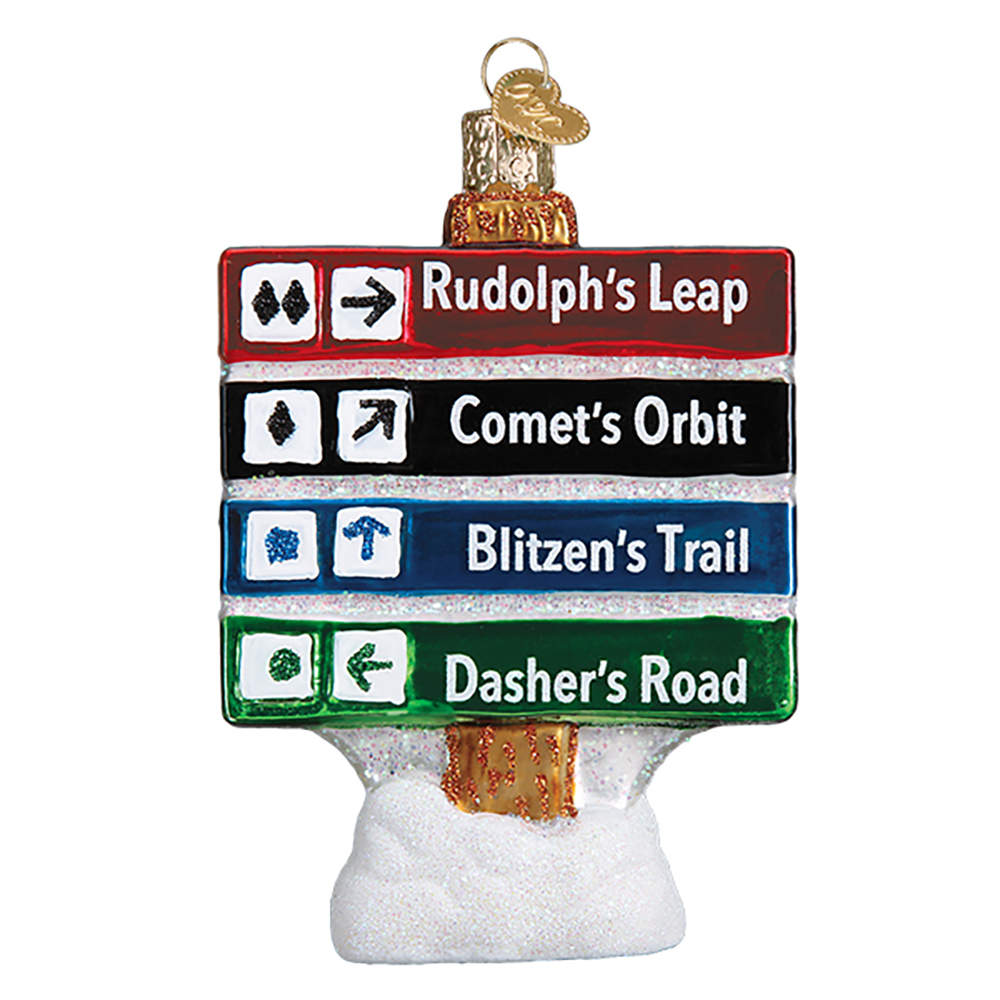 Old World Christmas Gone Skiing - No Box Nb2630 by Old World Christmas (Newer)-1