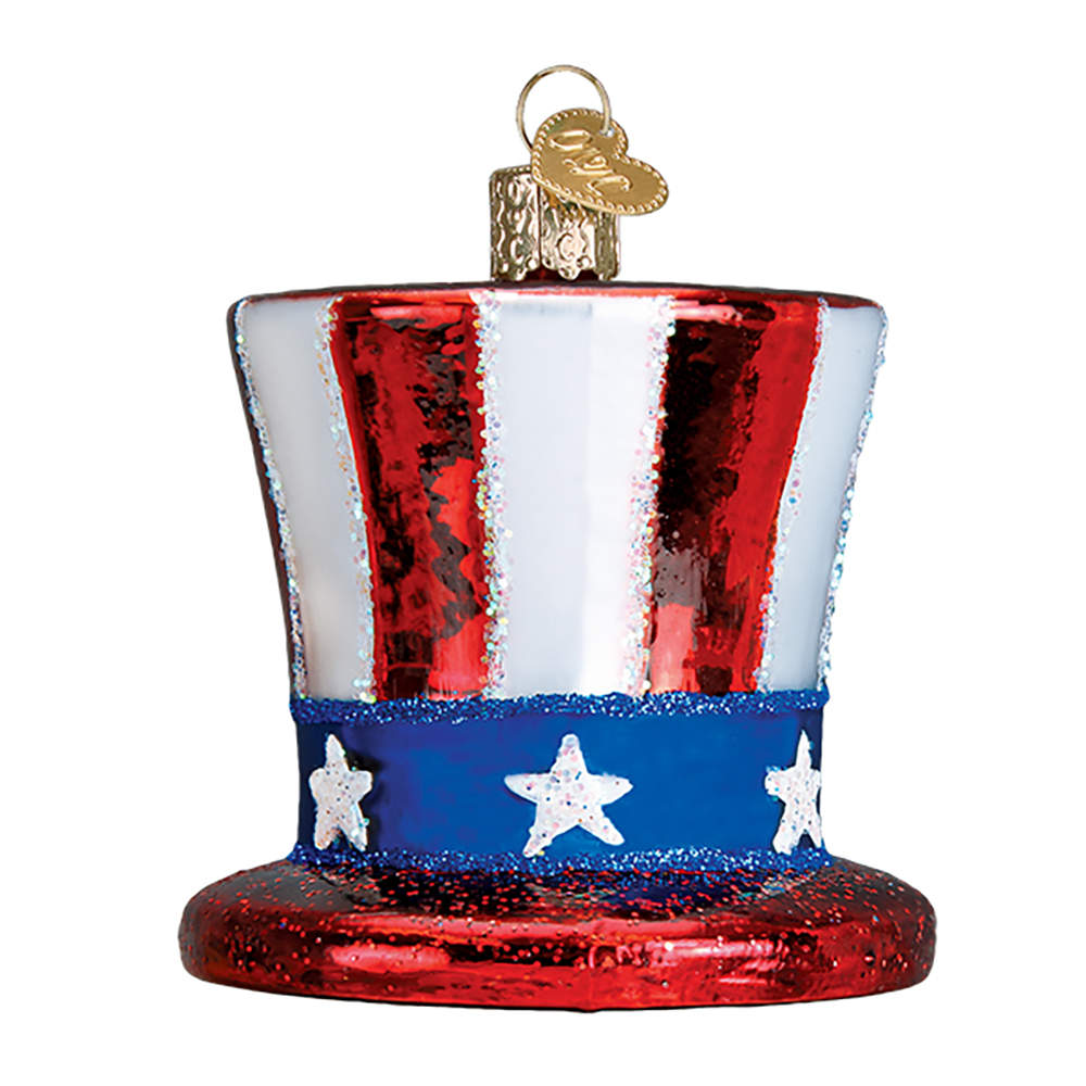 Old World Christmas Uncle Sam's Hat - No Box Nb2629 by Old World Christmas (Newer)-1