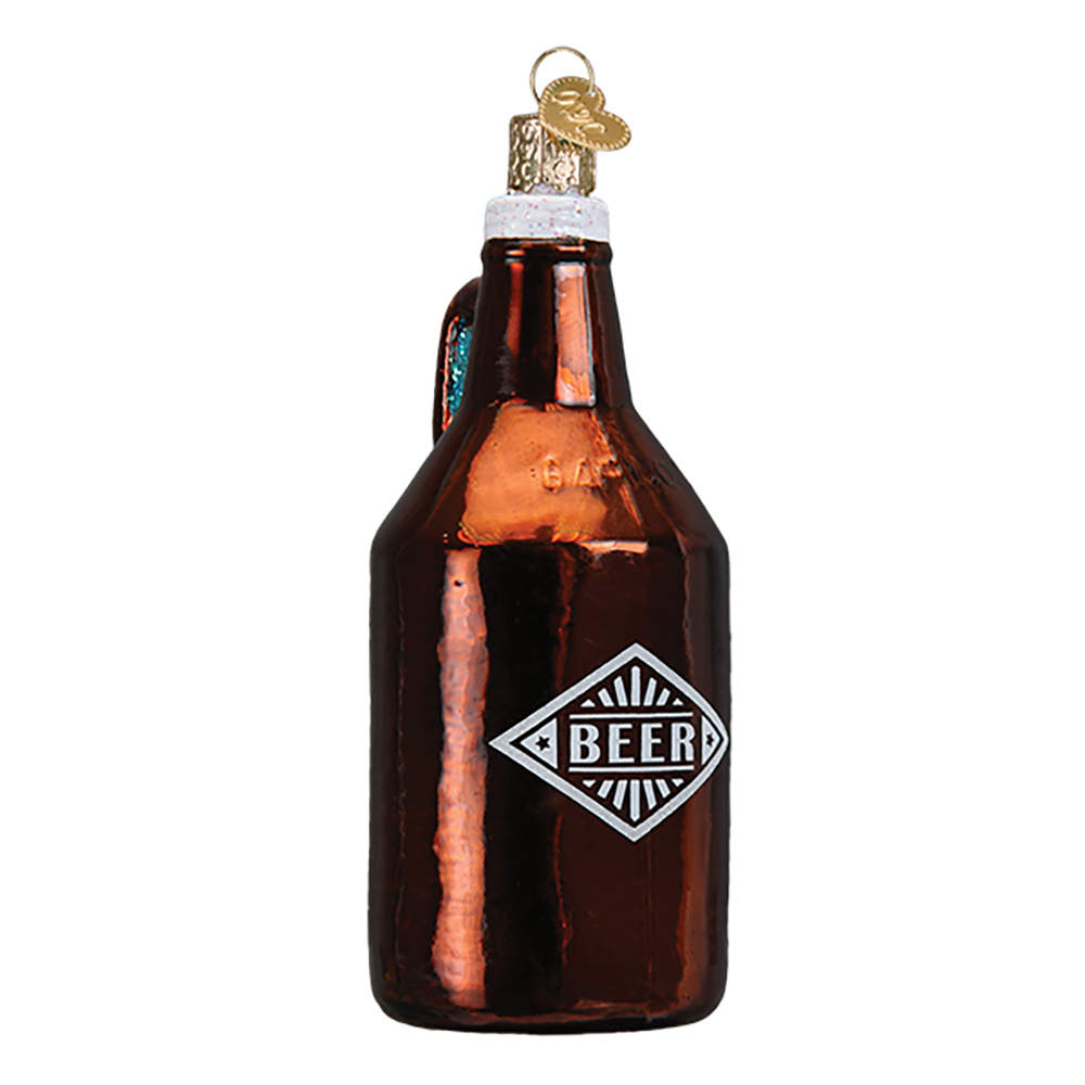 Old World Christmas Beer Growler - No Box Nb2602 by Old World Christmas (Newer)-1