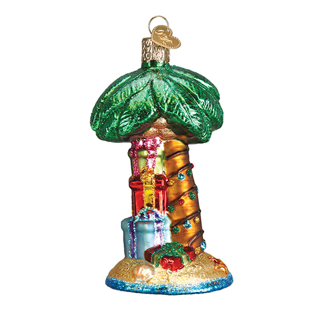 Old World Christmas Christmas Palm Tree - No Box Nb2542 by Old World Christmas (Newer)-1