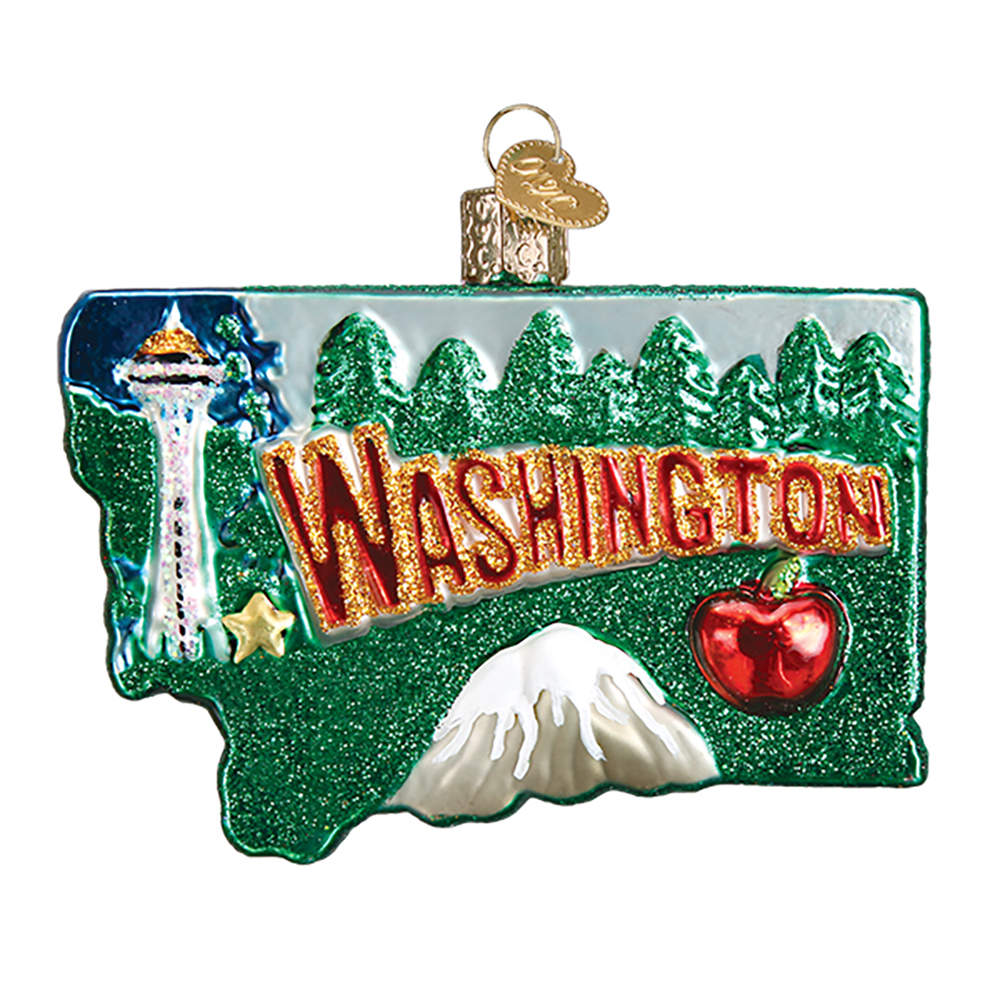 Old World Christmas State Of Washington - No Box Nb2533 by Old World Christmas (Newer)-1