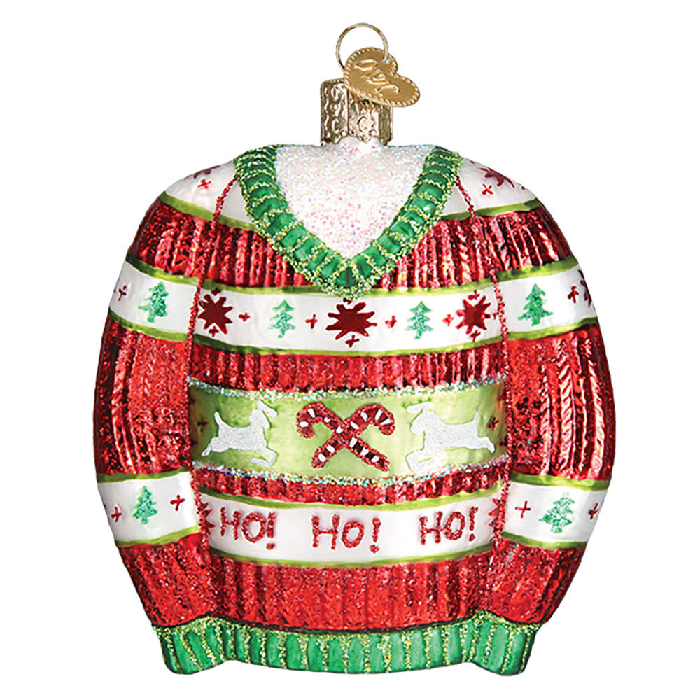Old World Christmas Festive Chrismtas Sweater - No Box Nb2496 by Old World Christmas (Newer)-1