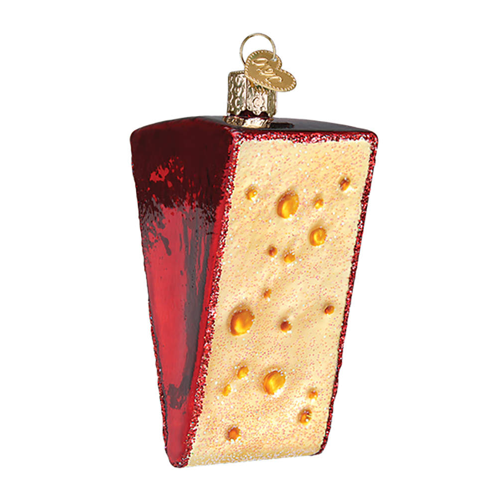 Old World Christmas Cheese Wedge - No Box Nb2467 by Old World Christmas (Newer)-1