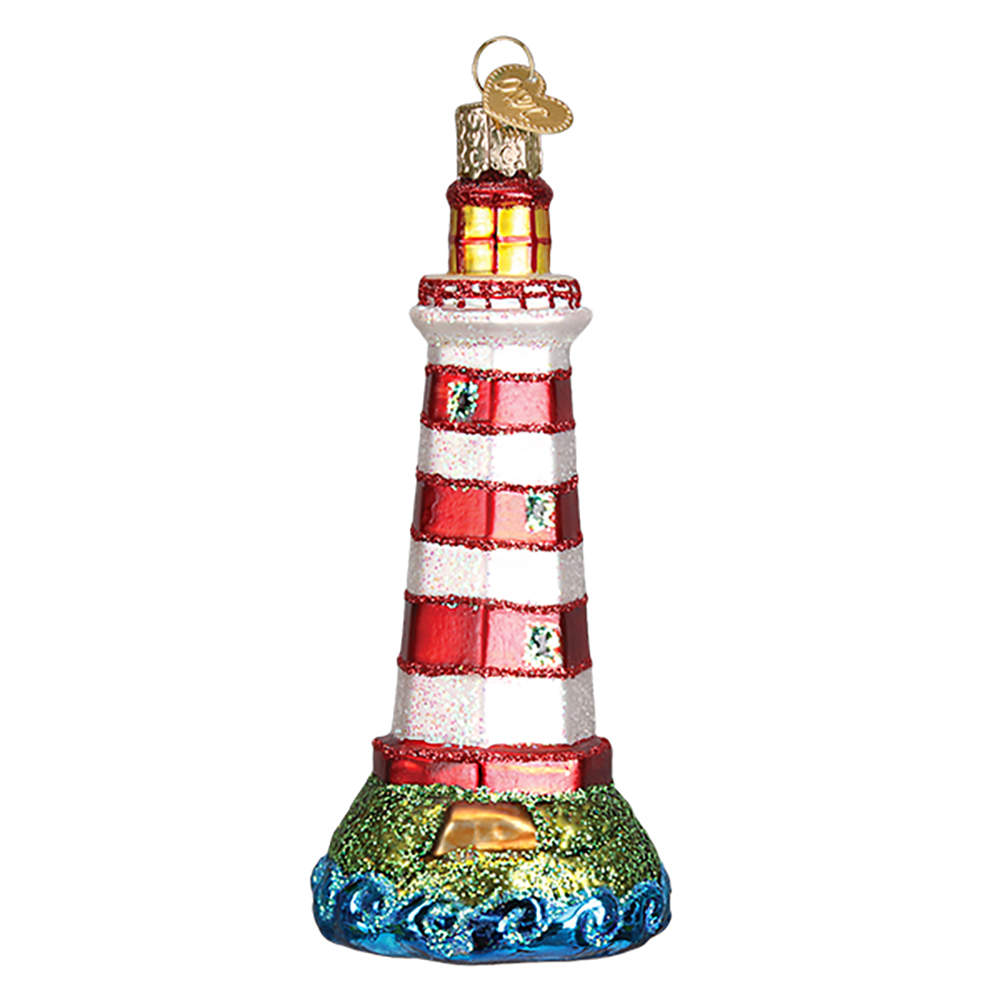 Old World Christmas Sambro Lighthouse - No Box Nb2391 by Old World Christmas (Newer)-1