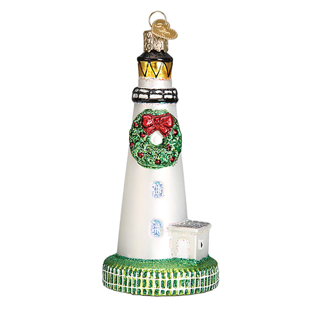 Old World Christmas Ocracoke Lighthouse - No Box Nb2390 by Old World Christmas (Newer)-1
