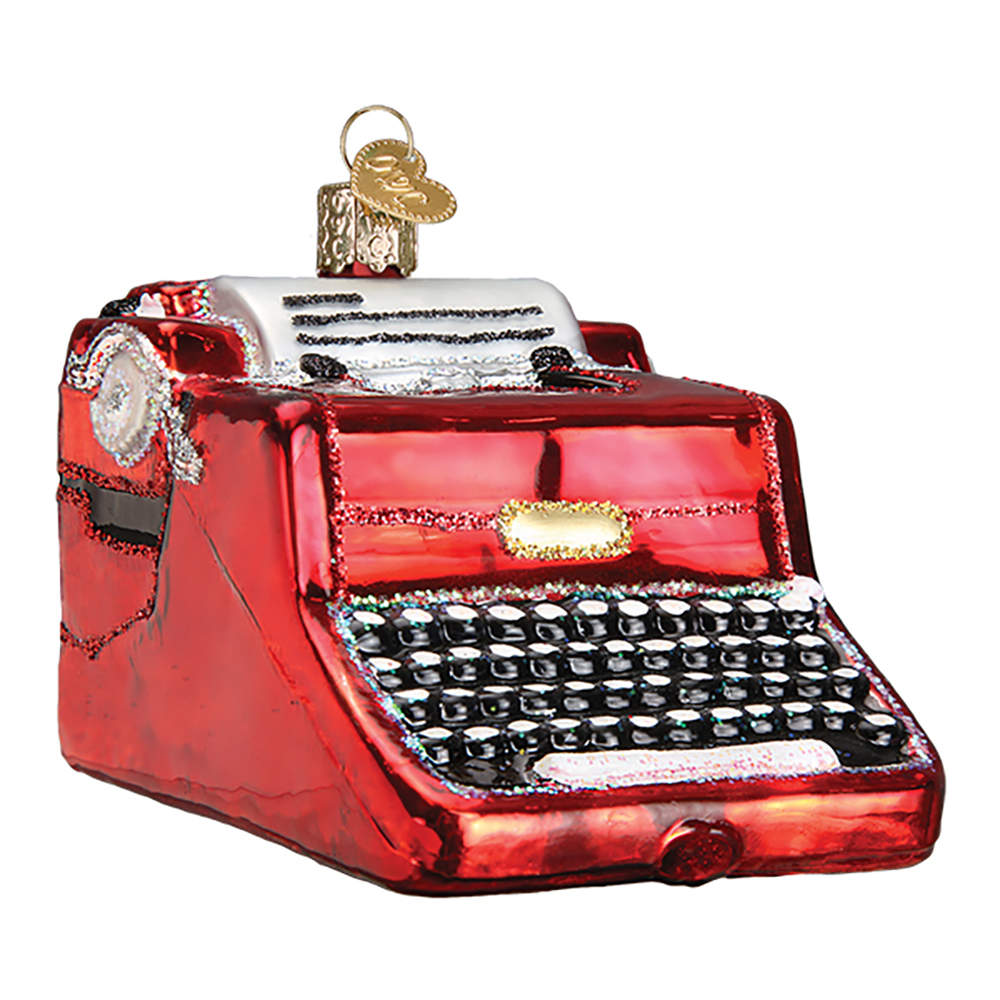 Old World Christmas Typewriter - No Box Nb2364 by Old World Christmas (Newer)-1