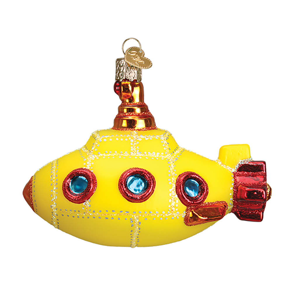 Old World Christmas Groovy Submarine - No Box Nb2358 by Old World Christmas (Newer)-1