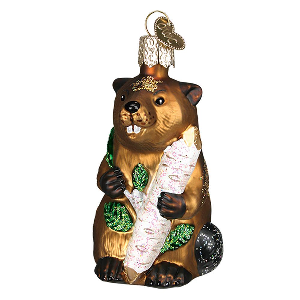 Old World Christmas Eager Beaver - No Box by Old World Christmas (Newer)-1