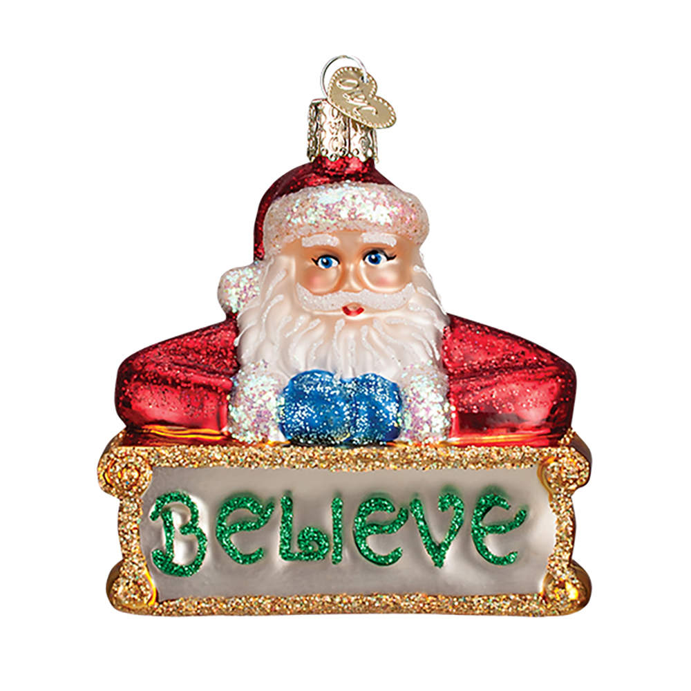 Old World Christmas Believe Santa - No Box Nb2152 by Old World Christmas (Newer)-1