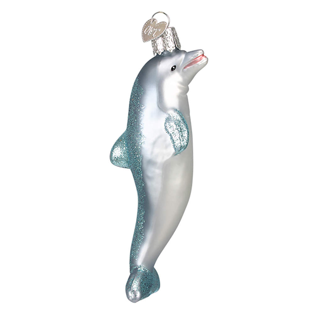 Old World Christmas Playful Dolphin - No Box by Old World Christmas (Newer)-1