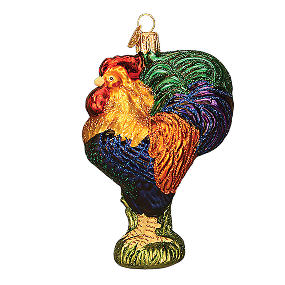 Old World Christmas Heirloom Rooster - No Box Nb1937 by Old World Christmas (Newer)-1