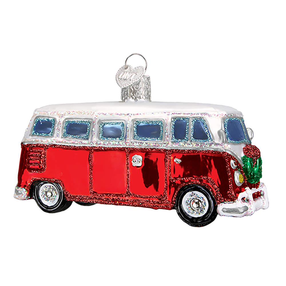 Old World Christmas Camper Van - Bus - No Box Nb1799 by Old World Christmas (Newer)-1