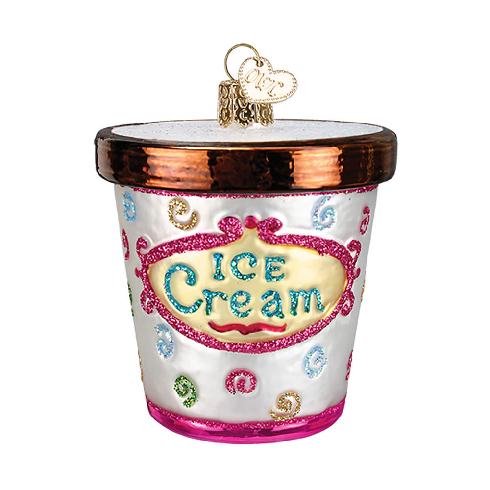 Old World Christmas Ice Cream Carton - No Box Nb1761 by Old World Christmas (Newer)-1