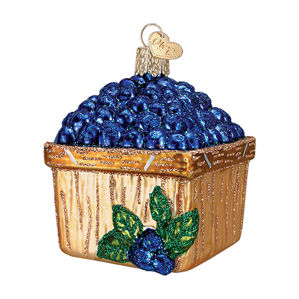Old World Christmas Basket Of Blueberries - No Box Nb1747 by Old World Christmas (Newer)-1