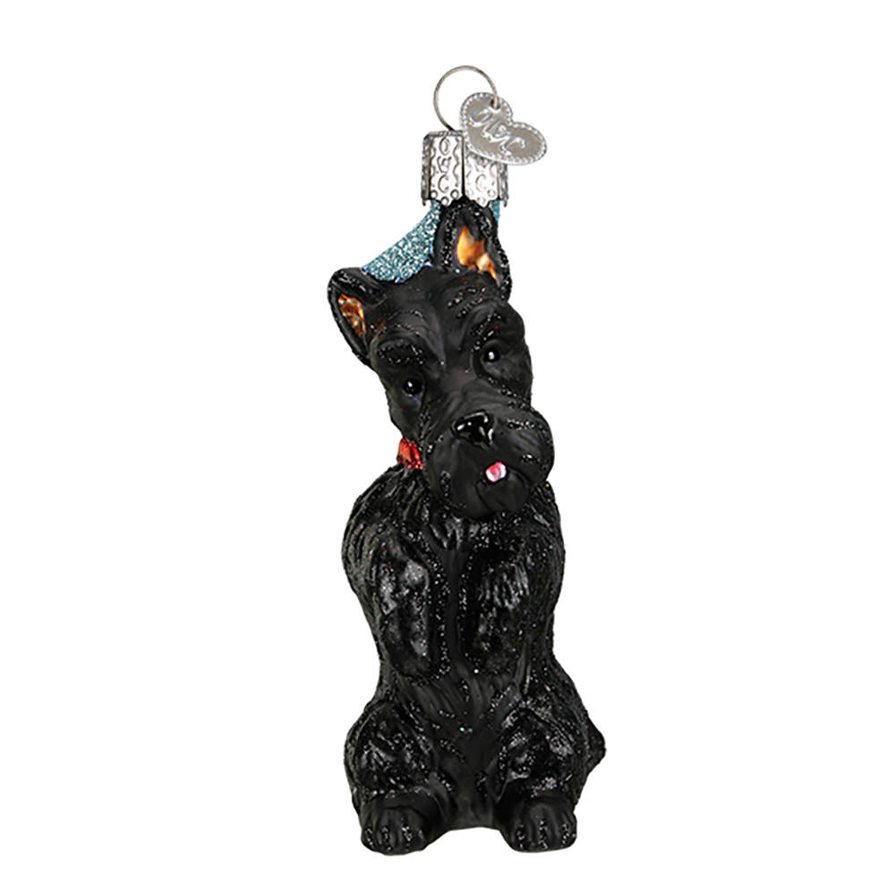 Old World Christmas Scottish Terrier Dog - No Box Nb1717 by Old World Christmas (Newer)-1