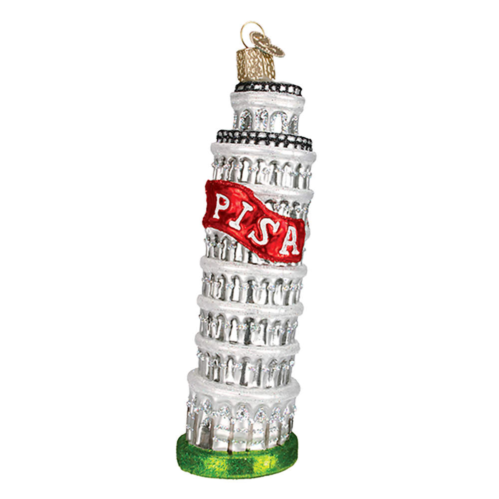 Old World Christmas Leaning Tower Of Pisa - No Box Nb1503 by Old World Christmas (Newer)-1