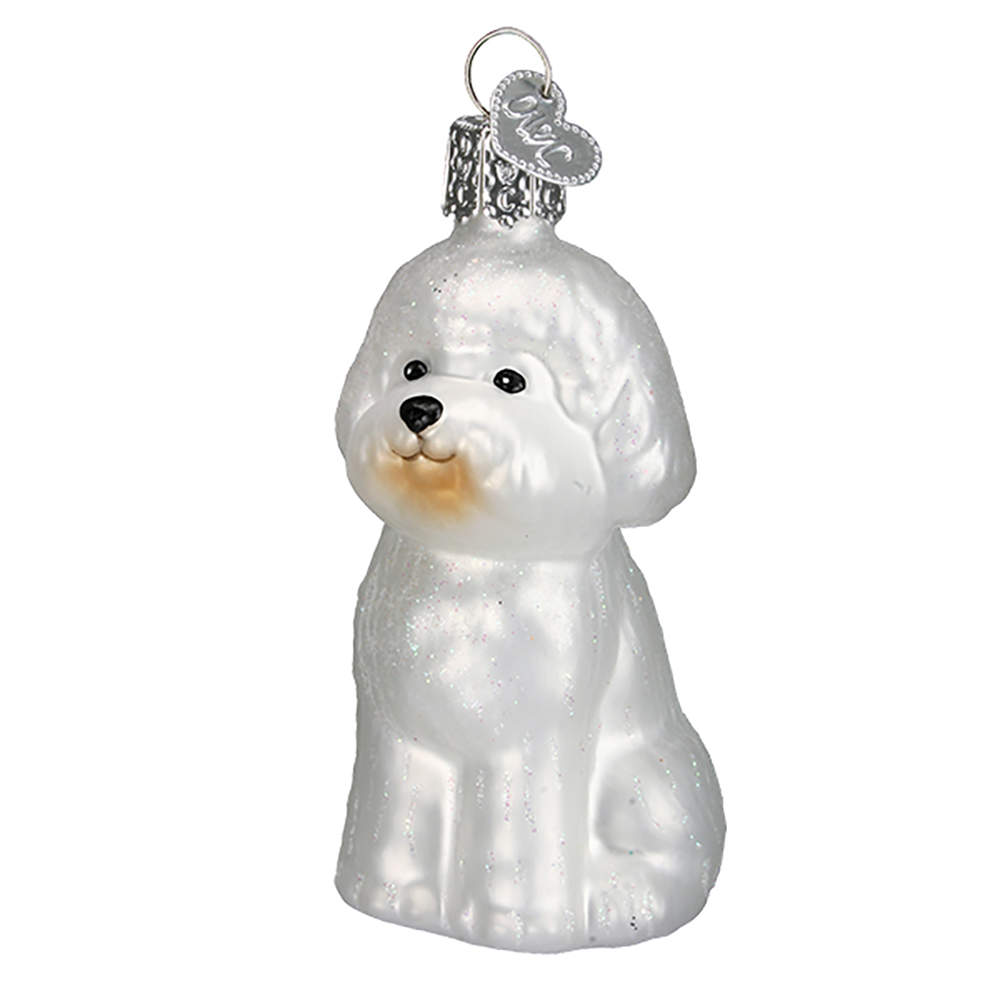 Old World Christmas Bichon Frise - Nb1392, No Box by Old World Christmas (Newer)-1