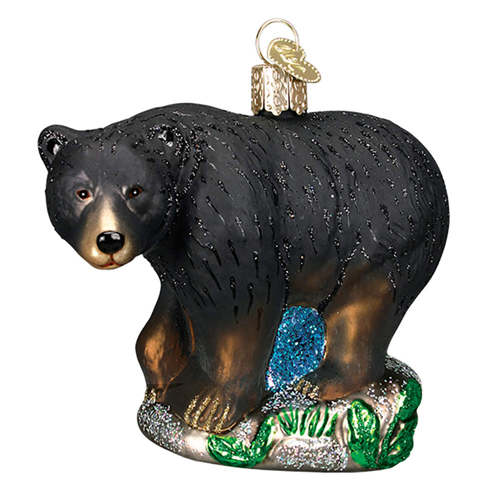 Old World Christmas Black Bear - No Box Nb1180 by Old World Christmas (Newer)-1