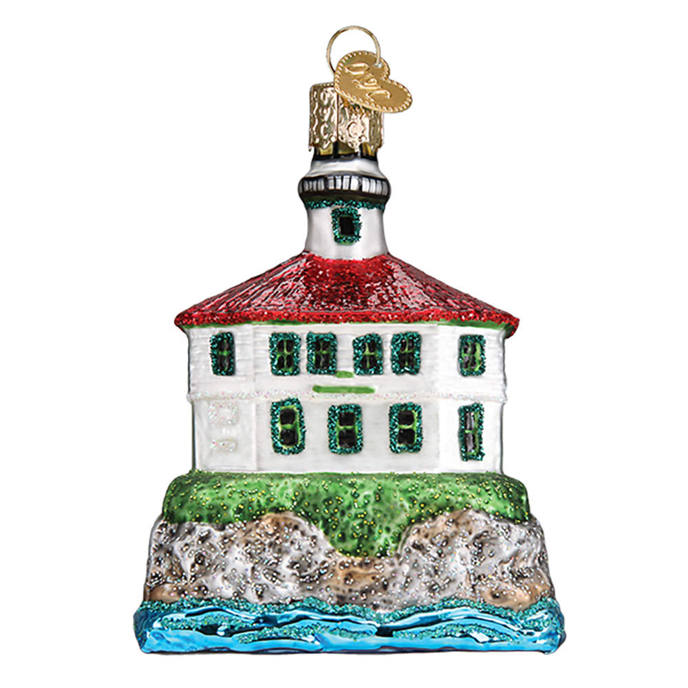 Old World Christmas Eldred Rock Lighthouse - No Box Nb2897 by Old World Christmas (Newer)-1