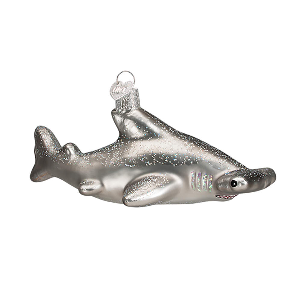 Old World Christmas Hammer Head Shark - No Box Nb2320 by Old World Christmas (Newer)-1