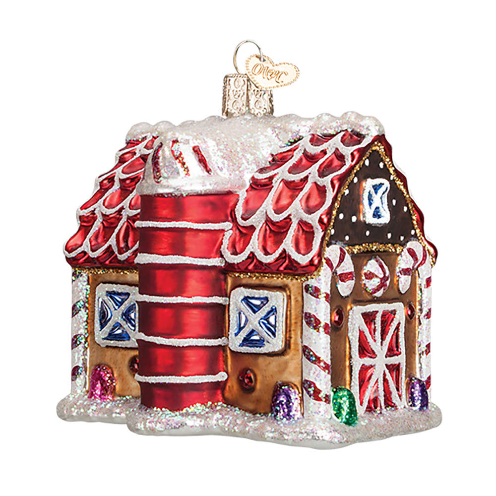 Old World Christmas Gingerbread Barn - No Box Nb2237 by Old World Christmas (Newer)-1