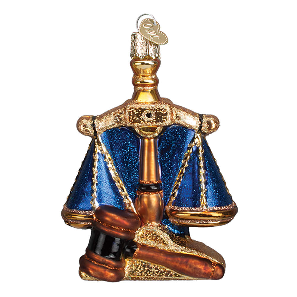 Old World Christmas Scales Of Justice - No Box Nb2139 by Old World Christmas (Newer)-1