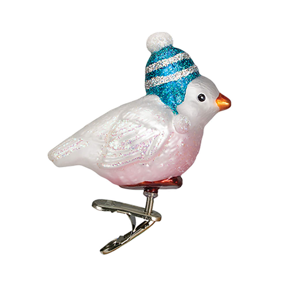 Old World Christmas Snowbird Blue Hat - No Box Nb2080 by Old World Christmas (Newer)-1