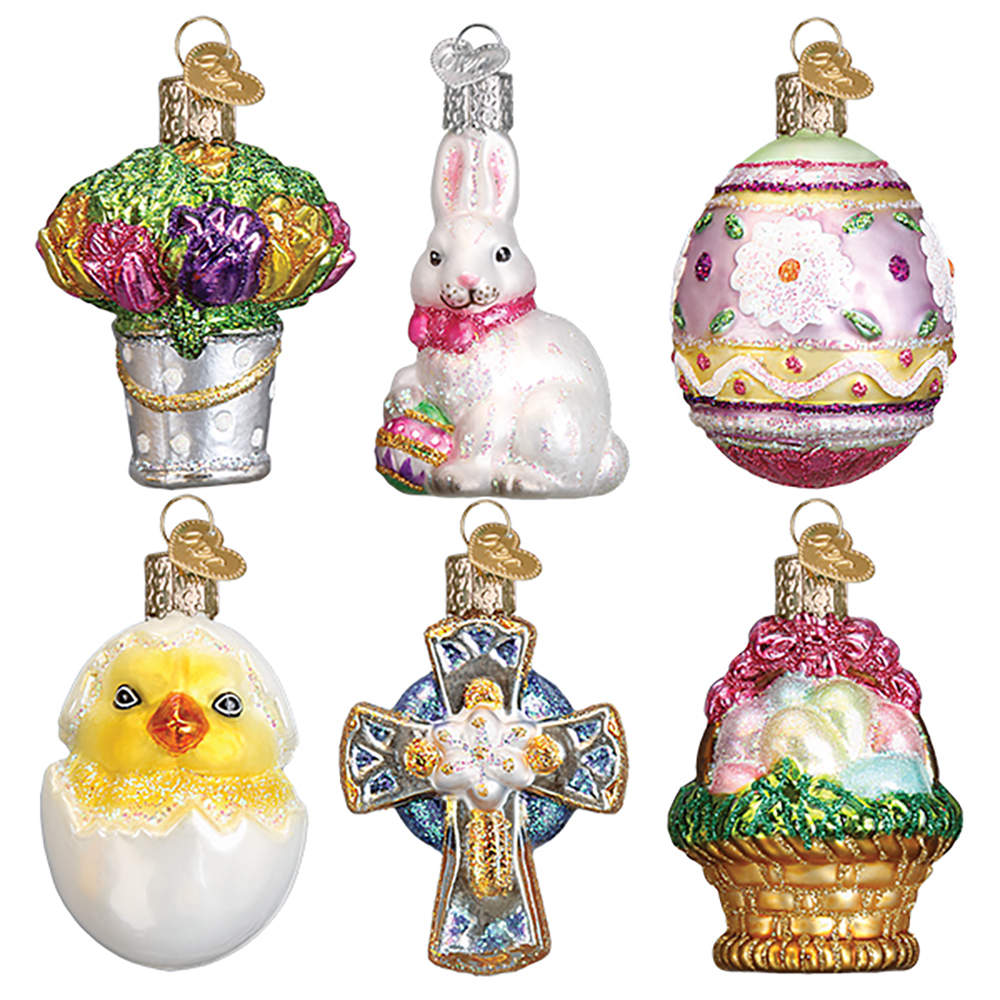 Easter Mini Easter Boxed Set Of 6 - No Box by Old World Christmas (Newer)-1